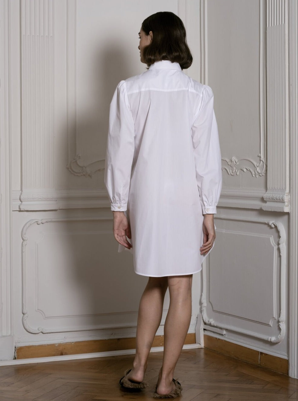 evi grintela shirt dress Discover SS25 Collection Sea Poetry at evigrintela.com Model is wearing Melina Shirtdress